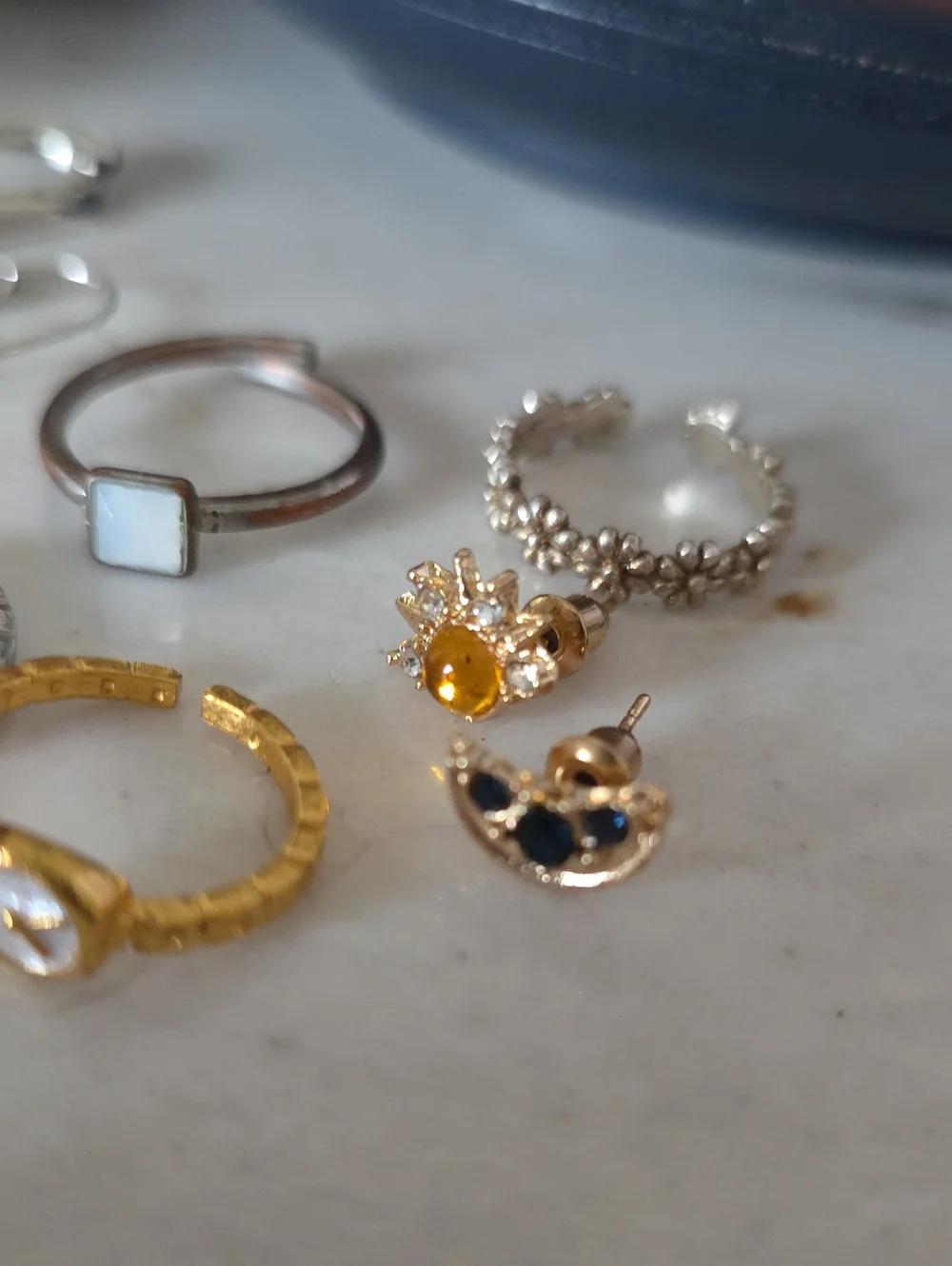 Rings Earrings And A Pendant